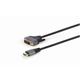 Кабель мультимедийный HDMI M to DVI M 1.8m 4K 30Hz 18+1pin Cablexpert (CC-HDMI-DVI-4K-6) - изображение 2