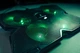 Охлаждающая подставка для ноутбука SureFire Bora Green-LED Black (48818) - изображение 3