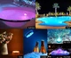 Світлодіодне підсвічування для басейну, акваріума, фонта RGB 13 LED з пультом вуличний світильник водонепроникний Rainbow Shower - зображення 8