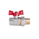Кран шаровой "Американка" SD Plus 1" ВН прямой SD220NW25PN40 - изображение 3