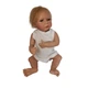 Кукла реборн NPK DOLL мальчик Лео силиконовая 46 см с одеждой, бутылкой и соской + подгузник - изображение 1
