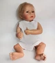 Кукла реборн NPK DOLL мальчик Лео силиконовая 46 см с одеждой, бутылкой и соской + подгузник - изображение 7