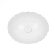Qtap Dove раковина накладная овальная с донным клапаном 410x335x145mm WHITE - изображение 2