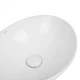 Qtap Dove раковина накладная овальная с донным клапаном 410x335x145mm WHITE - изображение 5