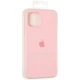 Чехол Fiji Silicone Case для Apple iPhone 12 Pro бампер накладка Full Soft Light Pink - изображение 4