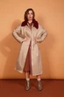 Пальто Alberto Bini 36 Бежевый (201-051) - изображение 7