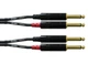 Комутаційний кабель 2xJack 6,3 — 2xJack 6,3 1.5 м Cordial CFU 1,5 PP - зображення 1