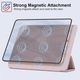 Магнитный чехол-книжка с фиксатором BBM1 Magnetic Case для iPad Air 4 2020/Air 5 2022 10,9"/Pro 11" 2018/Air 11" 2024(M2)/2025(M3)/2026(M4) Розовый - изображение 2