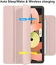 Магнитный чехол-книжка с фиксатором BBM1 Magnetic Case для iPad Pro 12.9" 2020/2021/2022/Air 13" 2024(M2)/2025(M3)/2026(M4) Розовый - изображение 8