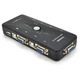 KVM Світч 4-портовий VEGGIEG K401, перемикач USB, VGA сигналу - зображення 2