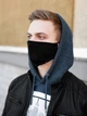 Захисна маска на обличчя 10 шт тканинна багаторазова PROTECTION_02 чорна - зображення 1