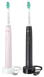 Набор электрических зубных щеток PHILIPS Sonicare HX3675/15 Gemini 3100 - изображение 1
