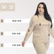 Свитер вязаный женский SVTR 4440 54-56 Джинсовый (4440545621) - изображение 5