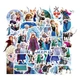 Набор наклеек stickers Frozen 2, Elza, Anna, Olaf - 50 шт | Холодное сердце, Эльза, Анна, Олаф - Водостойкие стикеры для оклеивания - изображение 1
