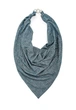 Шарф "Едінбург" великий MyScarf тепла сіро-блакитна клітина, застібка-кільця - зображення 3