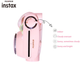Камера моментальной печати Fujifilm Instax Mini7с Pink с прозрачным чехлом в комплекте - изображение 3