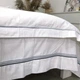 Постельное белье евро Woodbury's Luxury White сатин-люкс W1 200х220 Белый - изображение 5