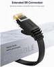Патч корд UGREEN NW102 сетевой кабель 1000 Mбит\с Ethernet RJ45 Cat 6 плоский 3М Black (50175) - изображение 4