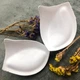 Чашки-вкладыши для купальника с очень большим пуш ап Балконет 3D с ушком Po Fanu белые 75 (60E-65D-70С-75В-80А) BALKONETU-W-75 - изображение 1
