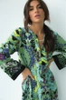 Сукня жіноча Zara Woman Midi Floral Printed Poplin Dress XS Зелена (7897\023\505) - изображение 6