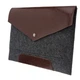 Чехол-конверт Upex Cuero для MacBook Pro 16 (2019) и 15.4 (2012-2019) Gray-Brown (UP9520) - изображение 1