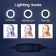 Кольцевая светодиодная лампа LED Lux 30 см QX300 с зажимом для телефона для селфи - изображение 3