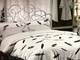 Постельное белье Maison D'or Plumes grey люкссатин с вышивкой евро - изображение 1