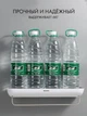 Пряма пластикова полиця з вішалкою ECOCO E1923 Біло-сіра - зображення 6