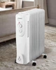 Масляный радиатор обогреватель 9 секций Maestro MR-950-09 2 кВт 3 режима 15 м2 терморегулятор защита от перегрева батарея напольный белый - изображение 2
