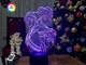 3D нічник "Холодне серце" (ВОЛІЧЕННЕ ЗОБРАЖЕННЯ) + пульт ДК + мережевий адаптер+батарейки (3ААА) 3DTOYSLAMP - зображення 1