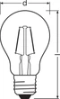Світлодіодна лампа Osram 2,5W 45 lm 7500K E27 Décor (4058075816015d) Осрам - зображення 3