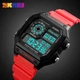 Мужские часы Skmei 1299 Красные - изображение 4