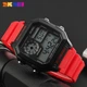 Мужские часы Skmei 1299 Красные - изображение 5