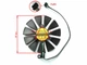 Вентилятор кулер для видеокарты ASUS RTX 2060 2070 2080 Dual FirstD FDC10U12S9-C (T129215SH PLD09210S12H)(№191.05) - изображение 3