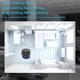 Робот-пилосос Grikey Smarthome Control для сухого та вологого прибирання, з пультом керування, 2800 Па, Чорний (RT014) - зображення 7