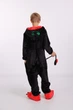 Пижама Кигуруми Слип Для Мальчиков Kigurumi Беззубик Ночная Фурия Дракон Черный 130-144 см (2050) - изображение 5