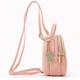 Женская сумка рюкзак Weichen через плечо 2 в 1 розовая (1160-pink) - изображение 3