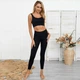 Жіночий костюм для фитнесу Whatiwear чорний S (1233-black-S) - зображення 1
