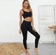 Жіночий костюм для фитнесу Whatiwear чорний S (1233-black-S) - зображення 3