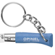 2 в 1 ніж складаний + Opinel брелок Keychain №2 Inox (довжина: 80мм лезо: 35мм) блакитний - зображення 3