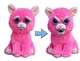 Интерактивная игрушка Feisty Pets Добрые Злые зверюшки Плюшевая Розовая Кошка 20 см - изображение 3
