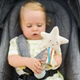 Розвиваюче брязкальце Taf Toys Зірочка з ефектом шуму дощу для немовлят сенсорна іграшка для дрібної моторики з кульками та м'яким плюшем - зображення 3