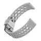 Ремешок для Zepp E - серый / ширина крепления 20мм / силикон / Watchbands double (W39-3WB63371315) - изображение 4