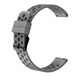 Ремешок для Zepp E - серый / ширина крепления 20мм / силикон / Watchbands double (W39-3WB63371315) - изображение 2