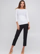 Брюки женские H&M 0708311_бел.точ 32 Темно-синие (KAY2000001101827) - изображение 1