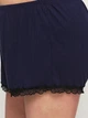 Пижамные шорты женские H&M 0761410_03 XS Темно-синие (KAY2000000908472) - изображение 4