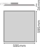 Панель светодиодная LEDVANCE Panel LED Value 600x600 36W/6500K (4058075392403) - изображение 5