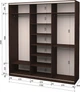 Шафа-купе тридверна Roko 179.2x242x60 см Дзеркало Дуб венге (20200024313) - зображення 2