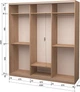 Шкаф-купе трехдверный Roko 209.2x242x60 см ДСП + Зеркало Дуб сонома (20200024434) - изображение 2