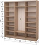 Шафа-купе тридверна Roko 209.2x242x60 см Дзеркало Дуб сонома (20200024482) - зображення 2